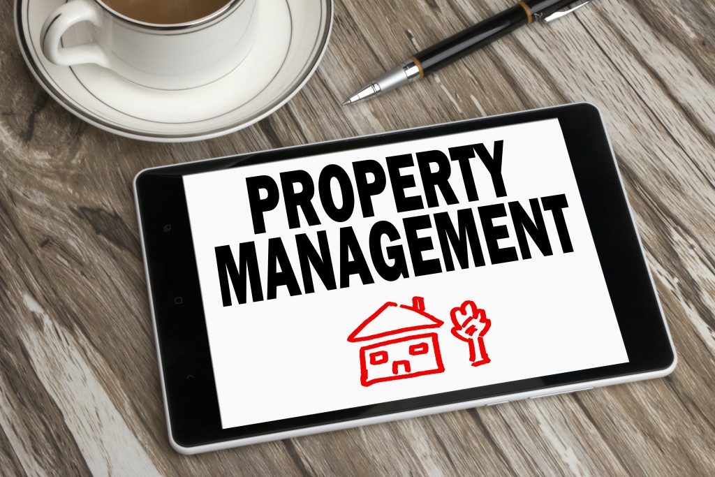 Property management tablet