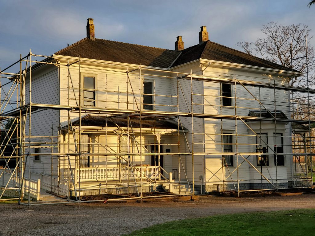 old house under renovation