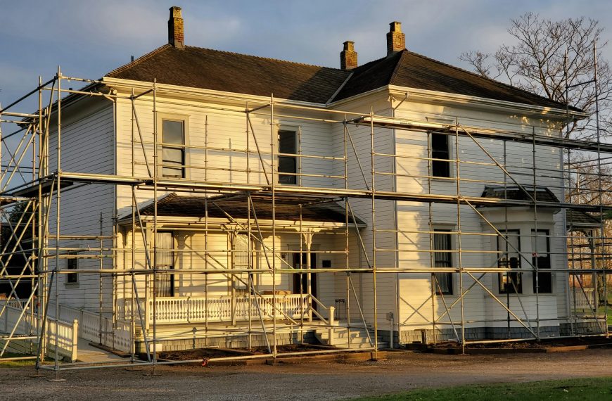 old house under renovation